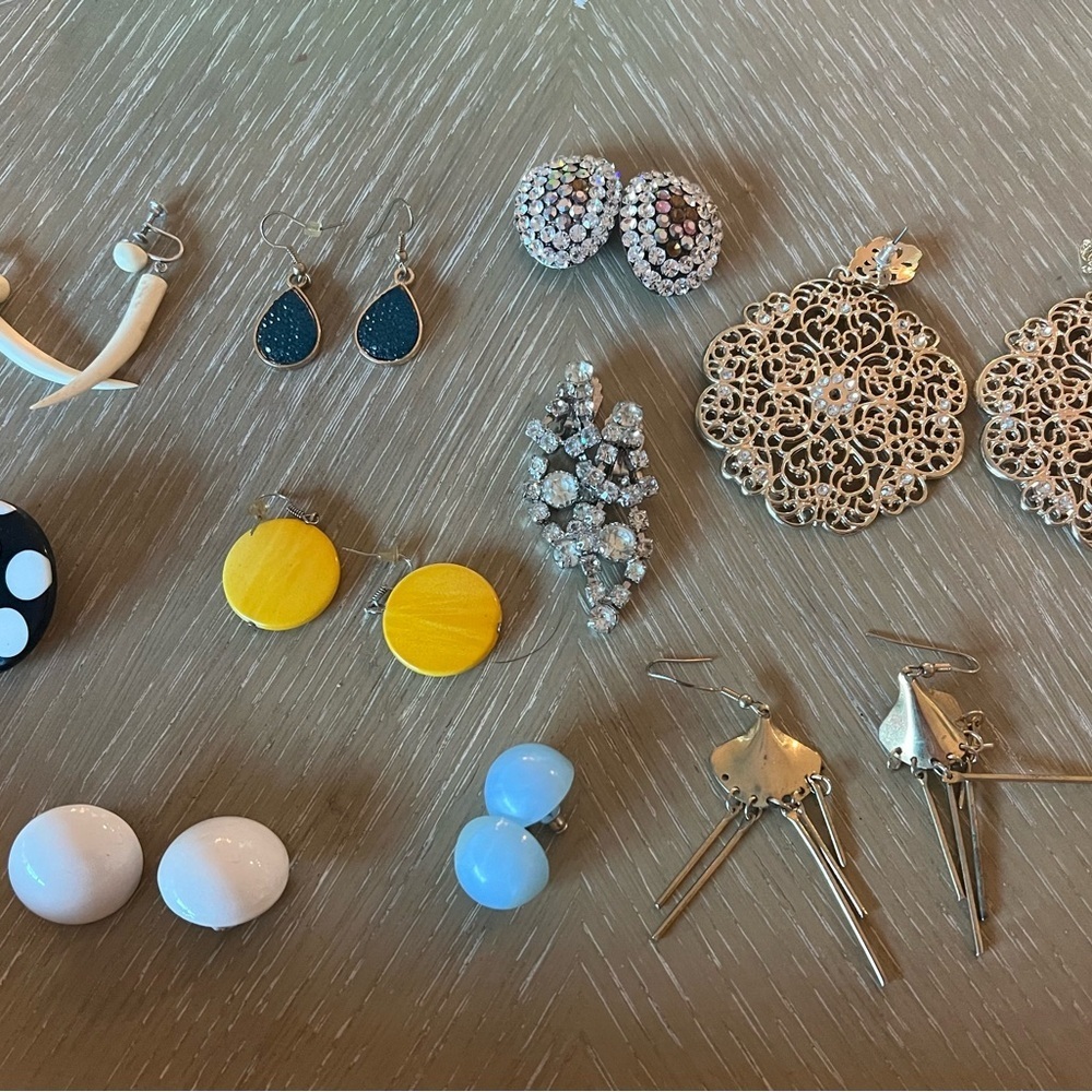 Vintage Gold and Silver Filigree Earrings Collection